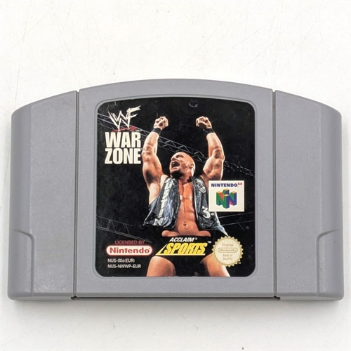 WWF War Zone - Cartridge - Nintendo 64 Spil - (EUR) (B Grade) (Genbrug)